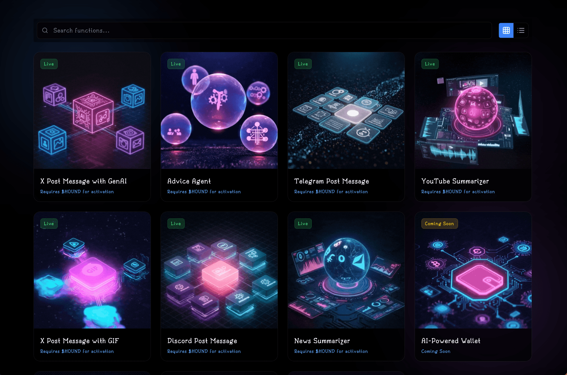 Agentic Action Marketplace preview